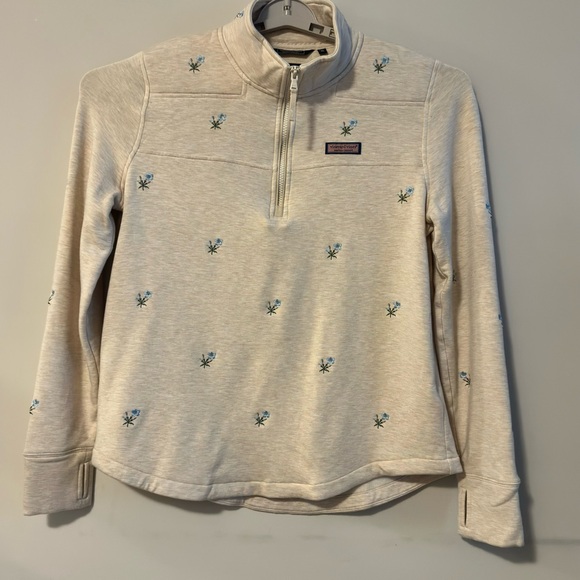 Vineyard Vines Martha's Vineyard Fleece 1/4 Zip Pullover XL embroidered Preppy - Picture 2 of 14